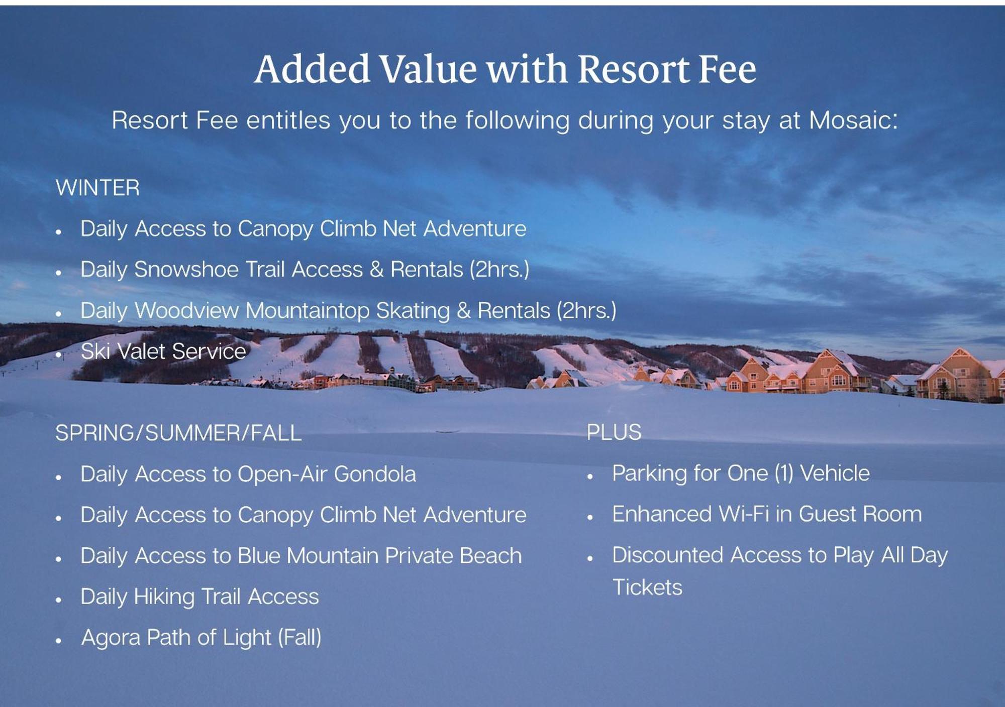 Blue Mountain Resort Mosaic Suites 蓝山 外观 照片
